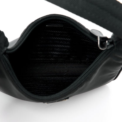 Prada Tessuto Nylon Mini Re-Edition 2000 Bag Black 4 of 9