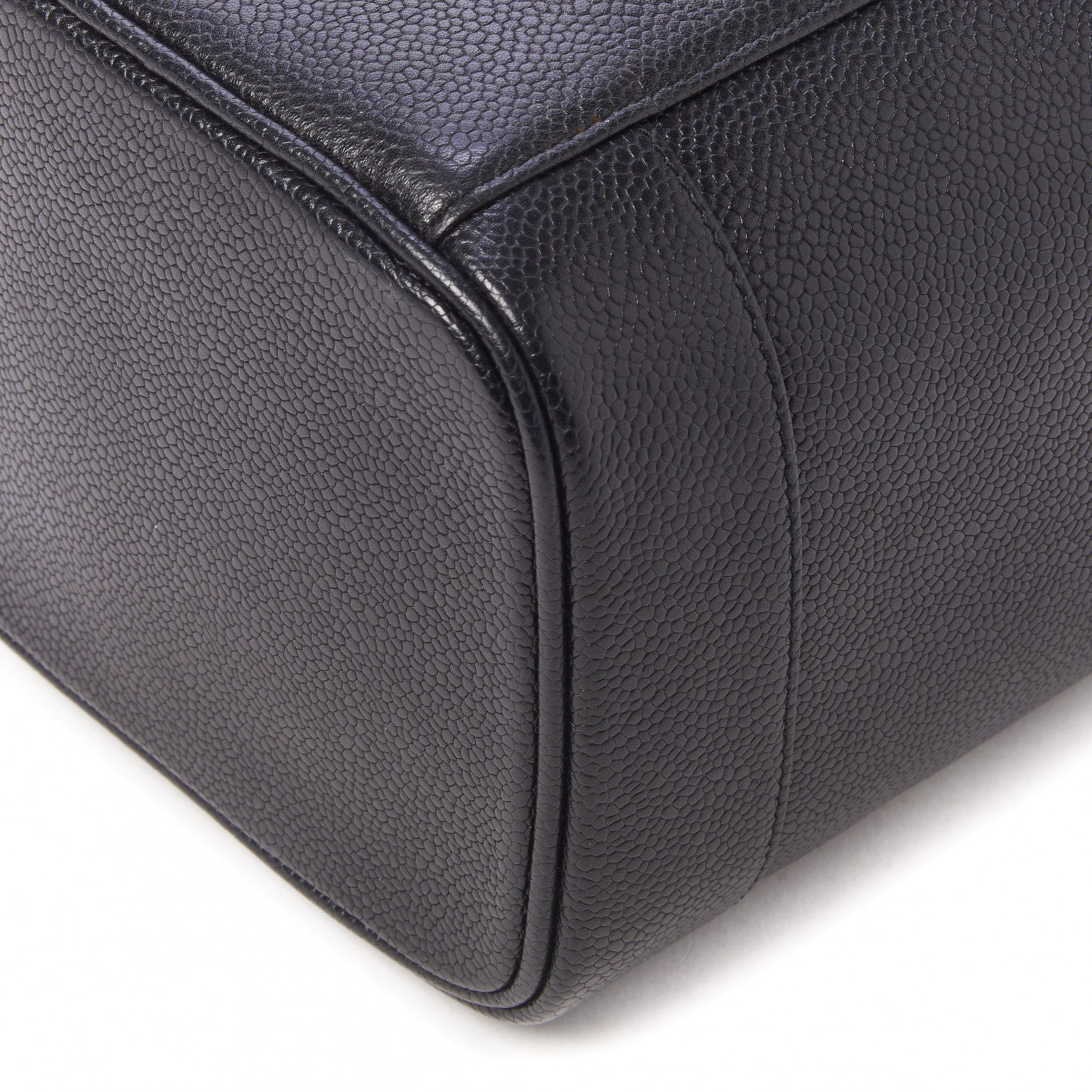 Chanel Caviar Vanity Cosmetic Case Black 5 of 9