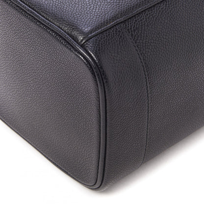 Chanel Caviar Vanity Cosmetic Case Black 5 of 9
