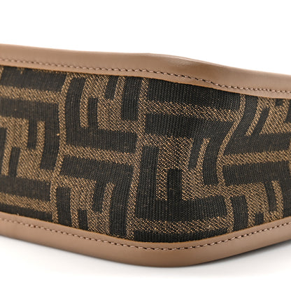 Fendi Fabric Jacquard Vitello Grace FF 1974 Mini Fendessence Shoulder Bag Tobacco Moro Ebano 9 of 10