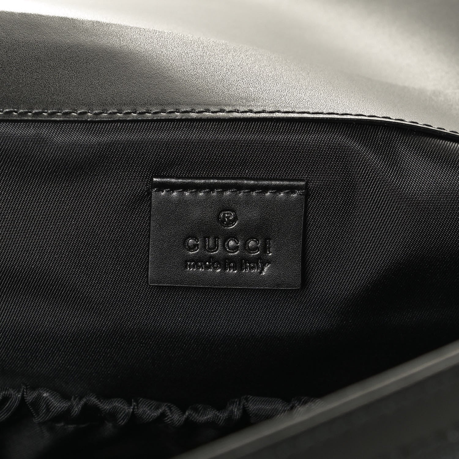 Gucci GG Supreme Monogram Web Messenger Diaper Bag Black Grey 5 of 13