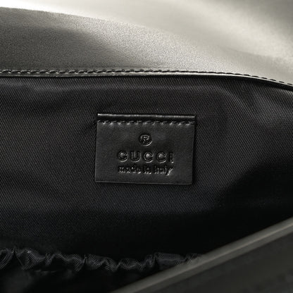 Gucci GG Supreme Monogram Web Messenger Diaper Bag Black Grey 5 of 13