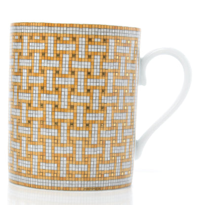Hermes Porcelain Mosaique au 24 Mug Gold 3 of 5