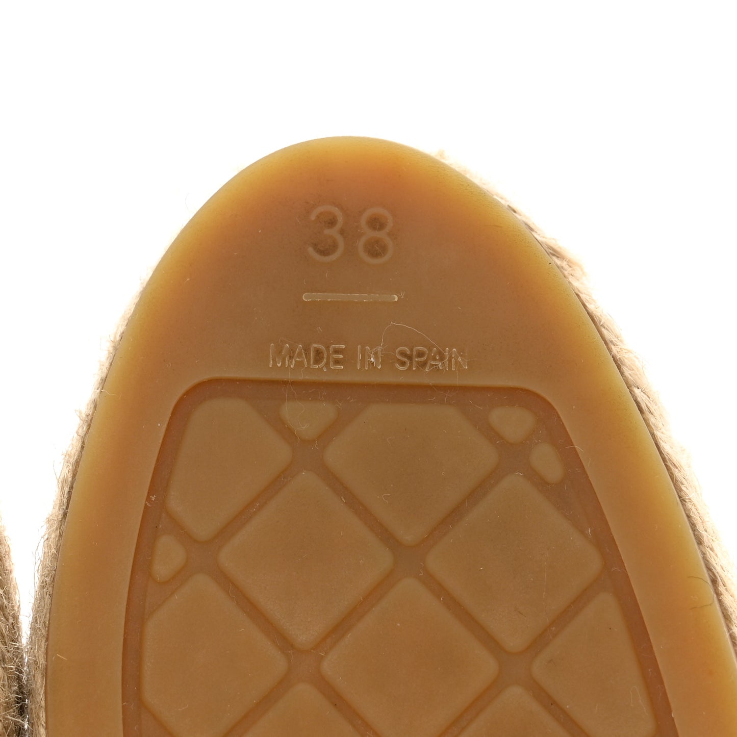 Laminated Lambskin Grosgrain Embroidered CC Espadrilles 38 Pink Silver Black