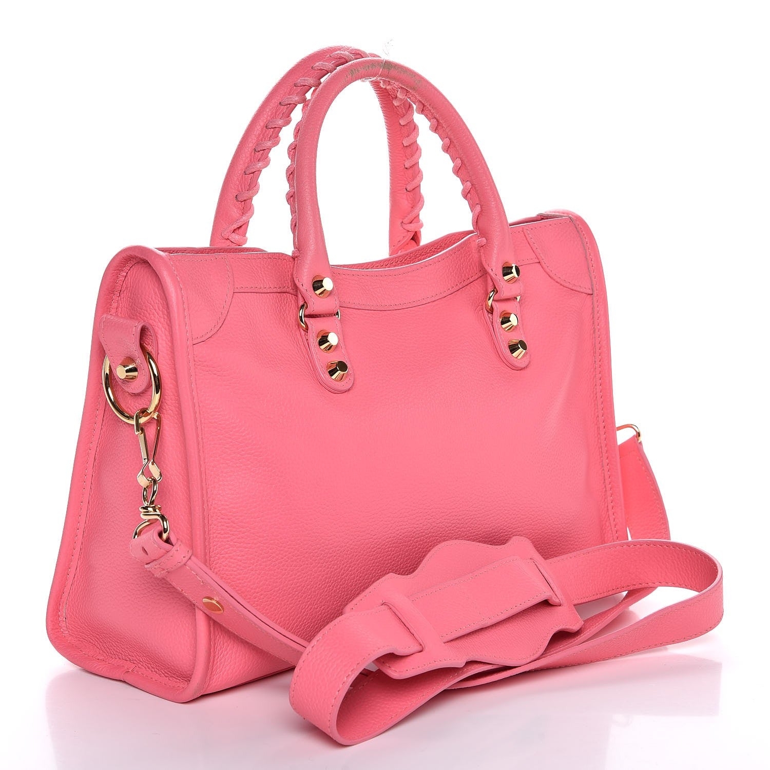 Balenciaga Veau Gravier Classic Gold Hardware S City Rose Dragee 3 of 9