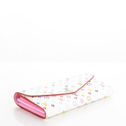 Louis Vuitton Monogram Multicolor Sarah Wallet NM White Litchi 4 of 6