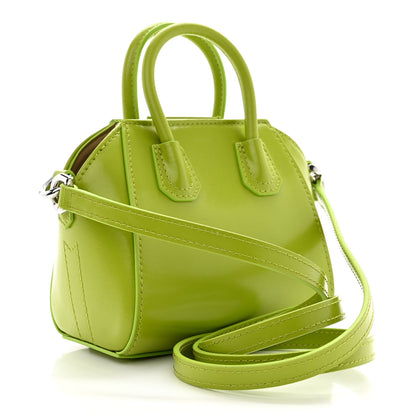 Givenchy Shiny Lord Calfskin Micro Antigona Citrus Green 3 of 11