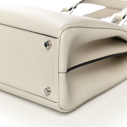 Gucci Grainy Calfskin Medium Zumi Top Handle Bag Mystic White 11 of 11