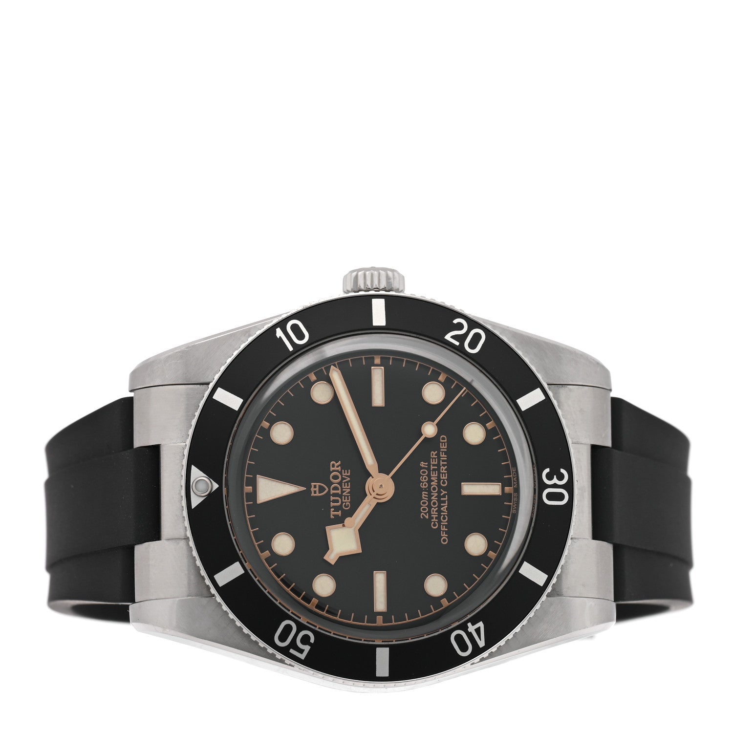 TUDOR Stainless Steel Rubber 37mm Black Bay Fifty Four Automatic Watch Black 79000N Black 2 of 5