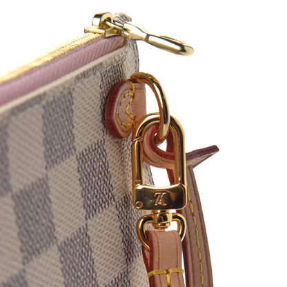 Louis Vuitton Damier Azur Neverfull MM GM Pochette Rose Ballerine 4 of 4