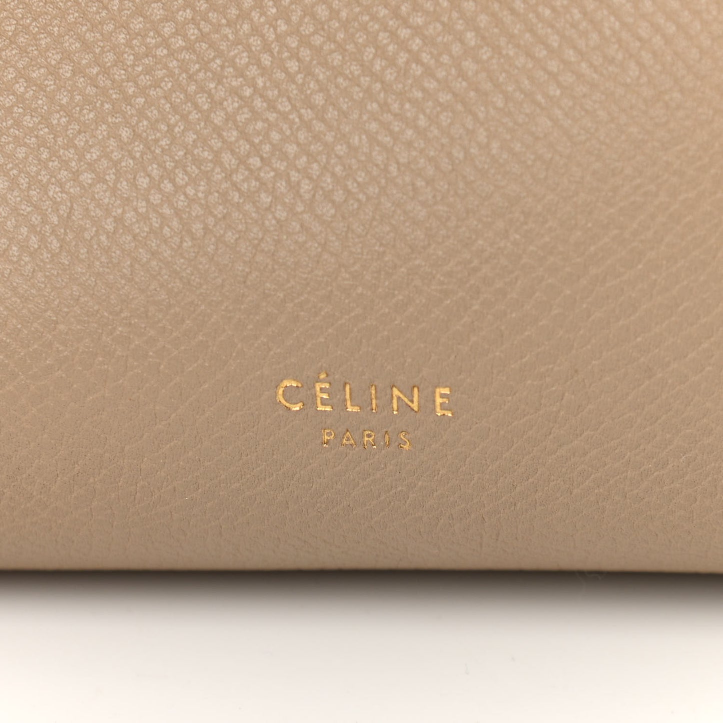 Grained Calfskin Micro Belt Bag Light Taupe