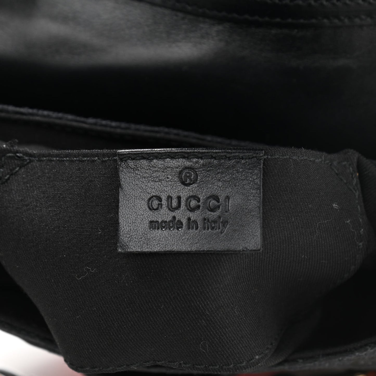Monogram Horsebit Web Flap Bag Black Pink