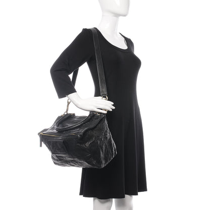 Givenchy Tumbled Sheepskin Large Pandora Black 2 of 18