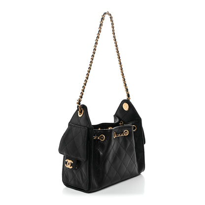 Chanel Caviar Quilted Mini Chanel 25 Handbag Black 3 of 11