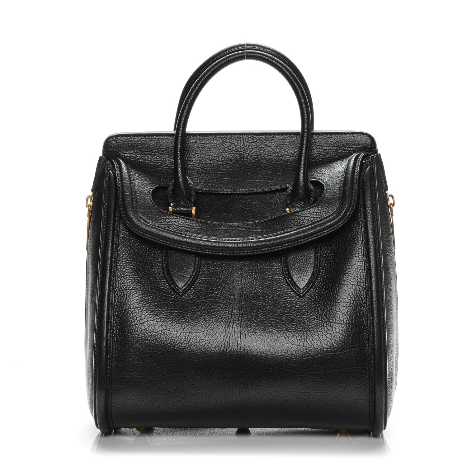 Alexander McQueen Calfskin Large Heroine Black 1 of 8