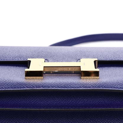 Hermes Epsom Constance 18 Bleu Electrique 10 of 18