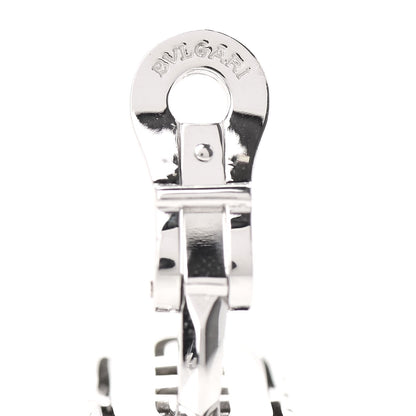 Bulgari 18K White Gold Diamond Parentesi Earrings 4 of 5
