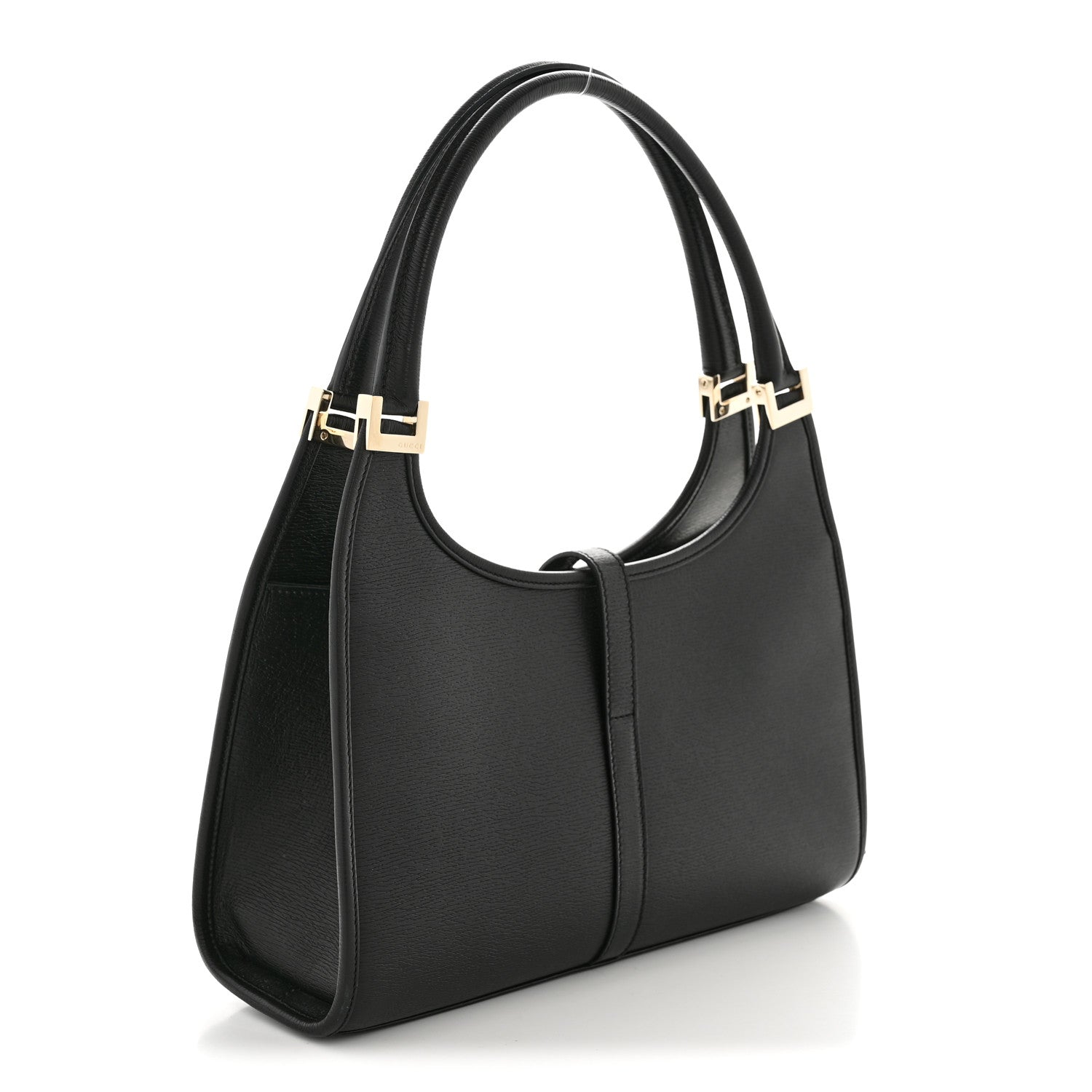 Gucci Calfskin Bardot Hobo Black 3 of 14