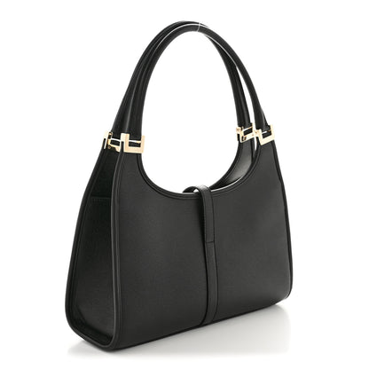 Gucci Calfskin Bardot Hobo Black 3 of 14