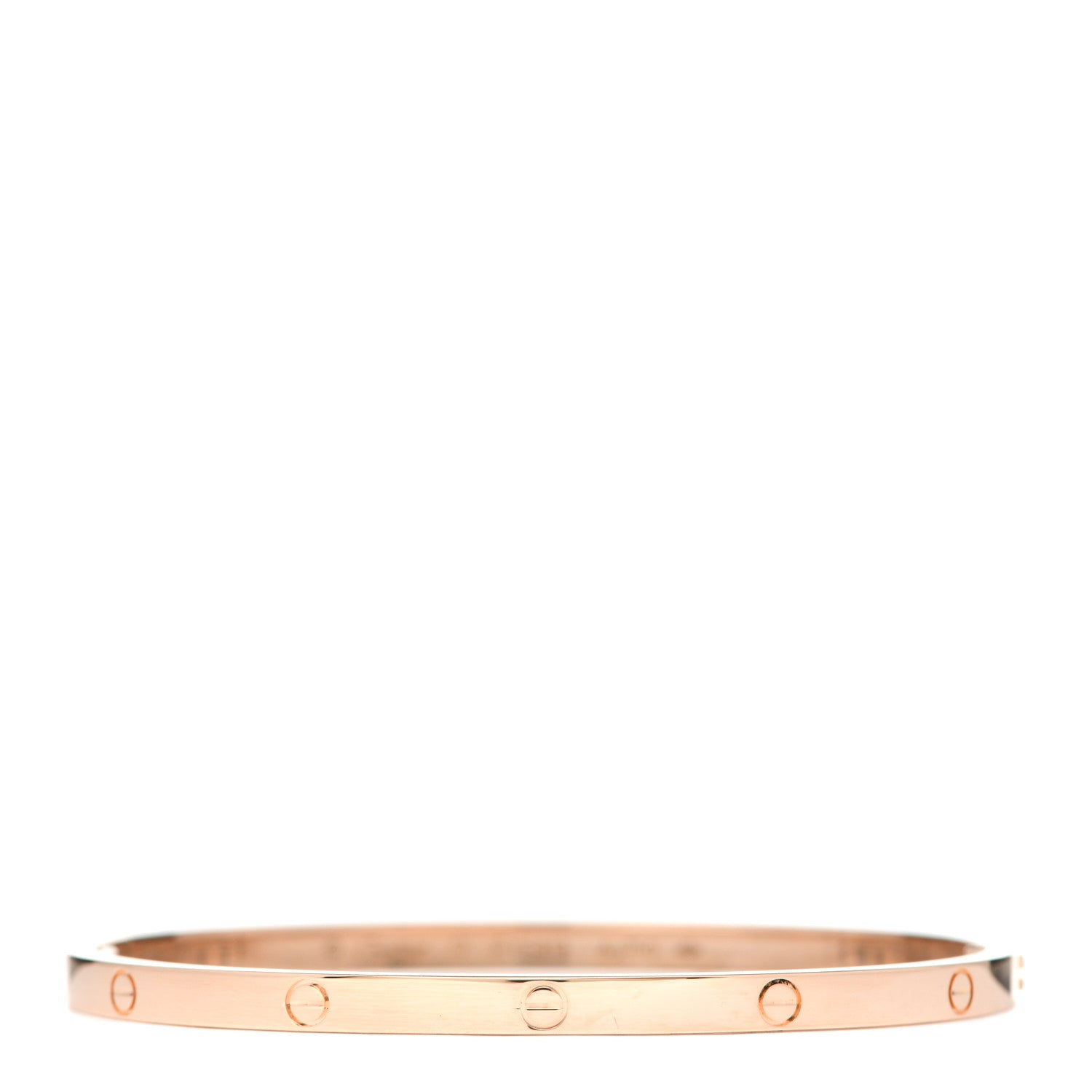 Cartier 18K Pink Gold Small LOVE Bracelet 17 1 of 5