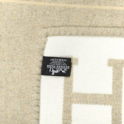 Hermes Wool Cashmere Avalon III Blanket Coco Camomille 3 of 3