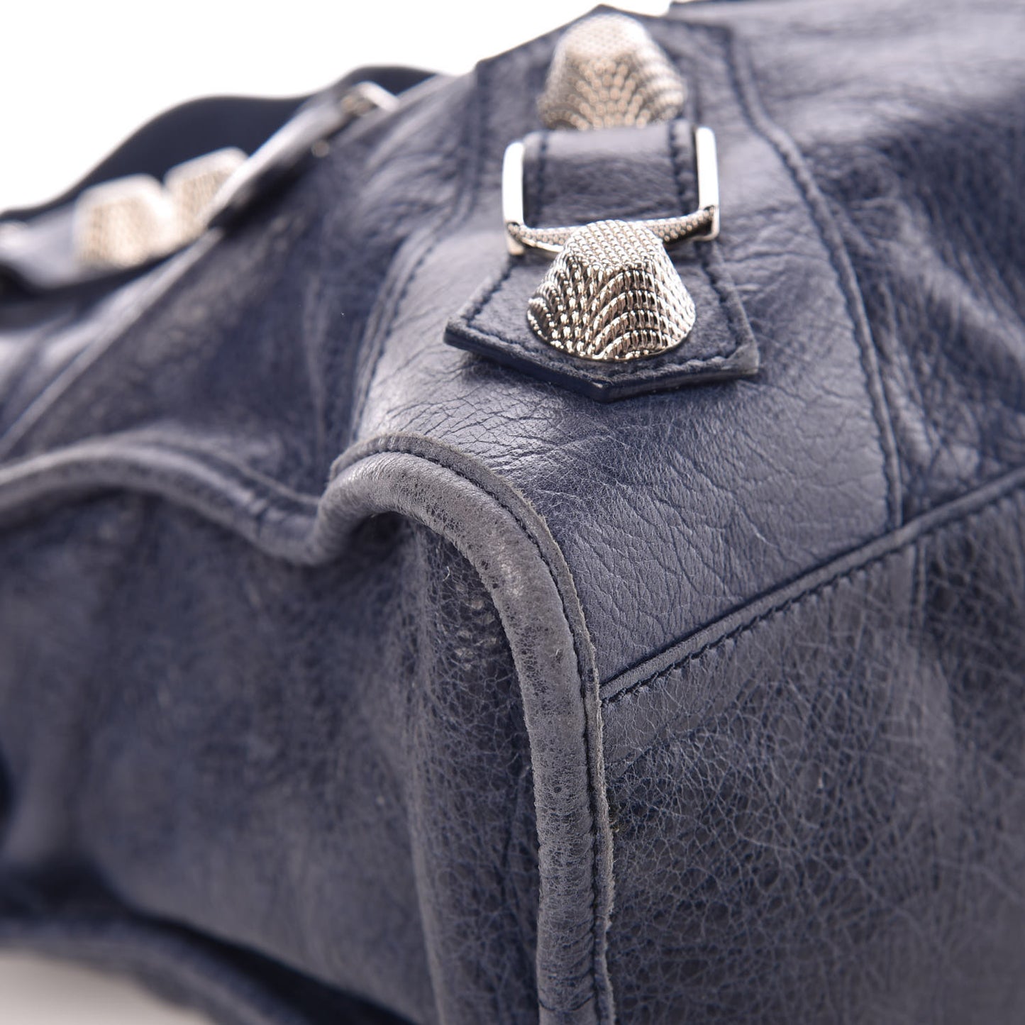 Agneau Giant 21 Silver Hardware City Bleu Roi