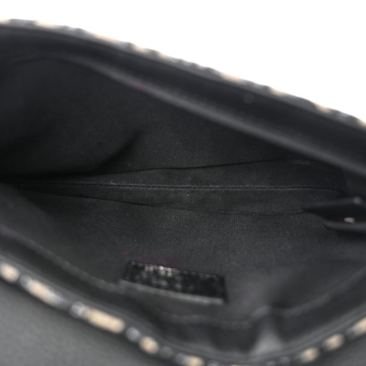 Oblique Saddle Messenger Pouch Beige Black