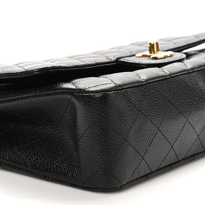 Chanel Caviar Quilted Medium Double Flap Black 10 of 10