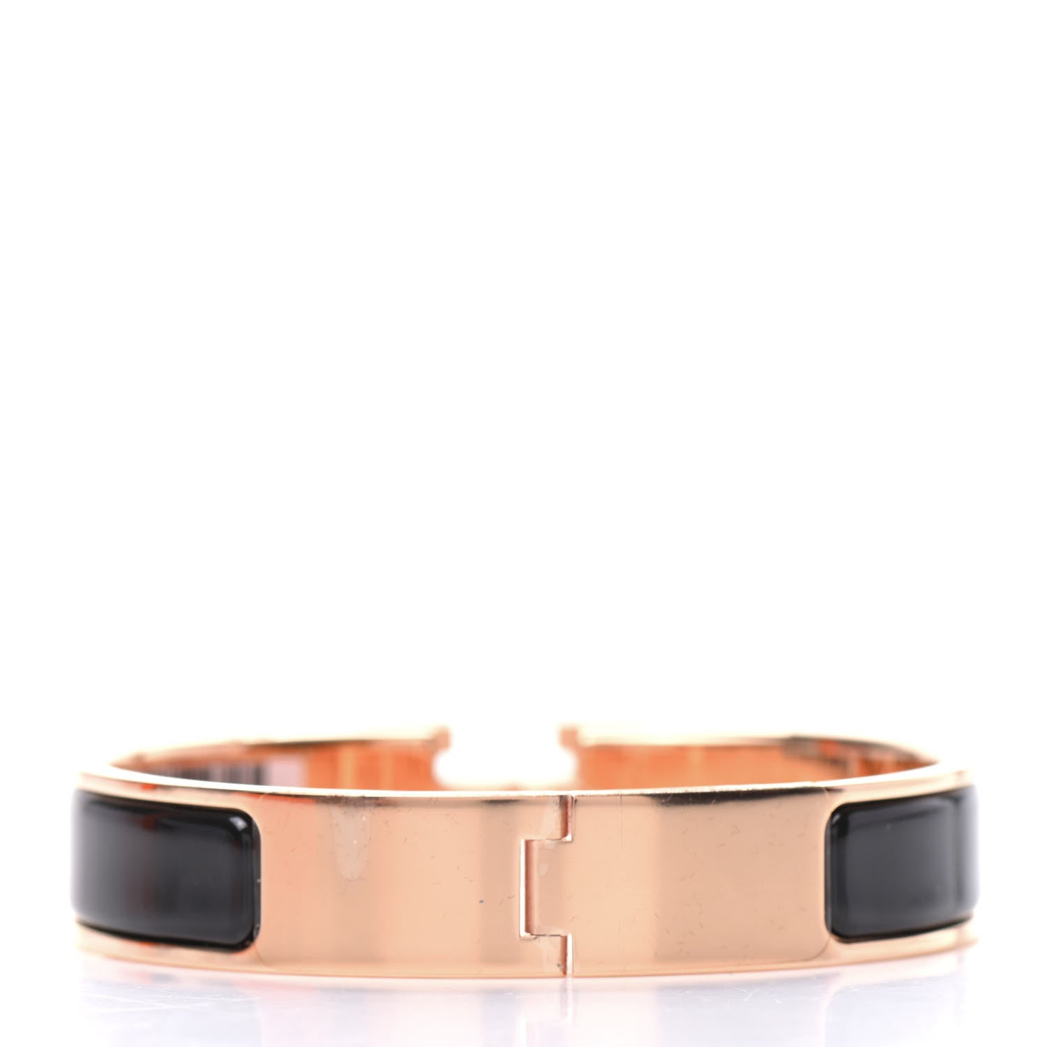 Hermes Enamel Narrow Clic Clac H Bracelet PM Black 3 of 6