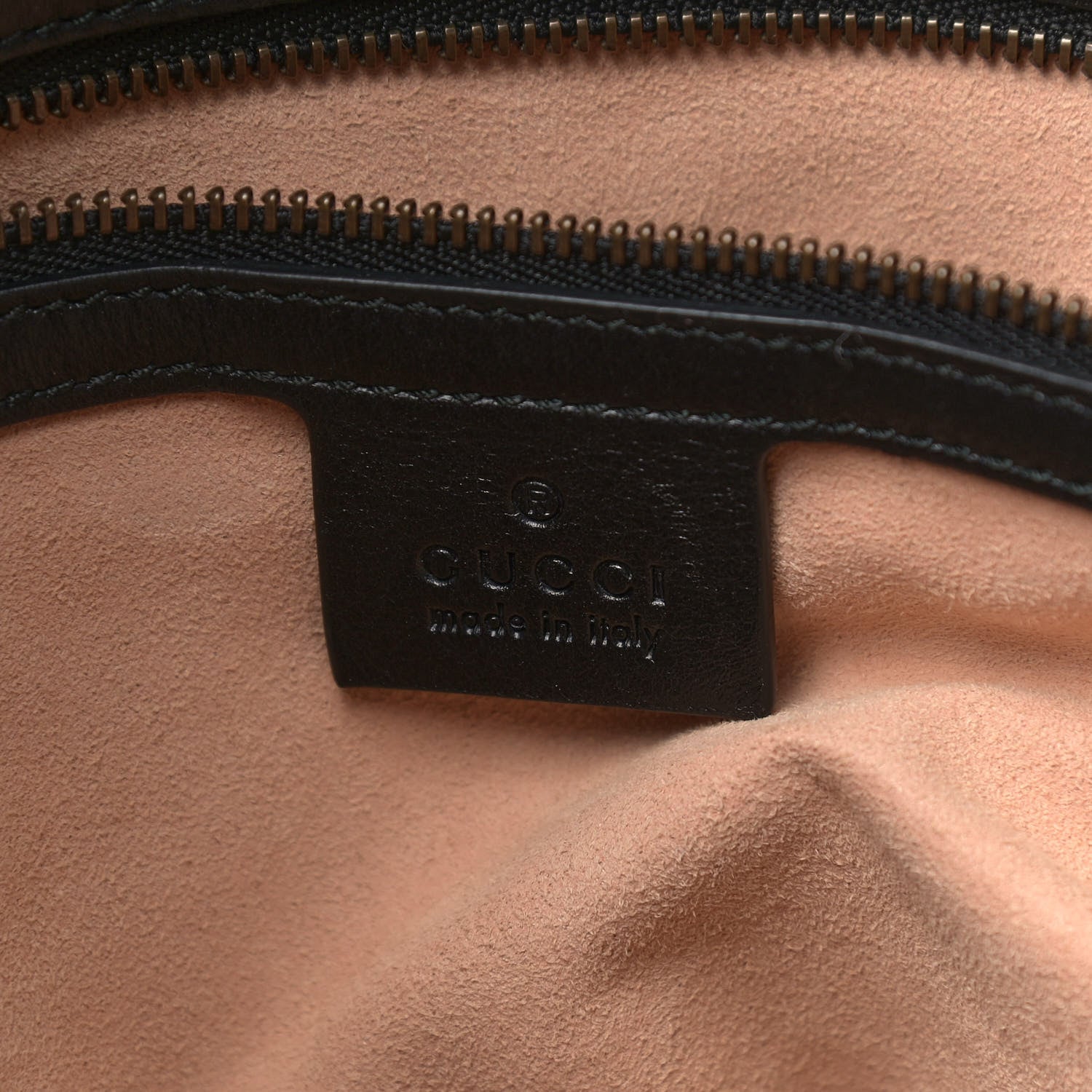 Gucci Calfskin Matelasse Medium GG Marmont Shoulder Tote Bag Black 6 of 9