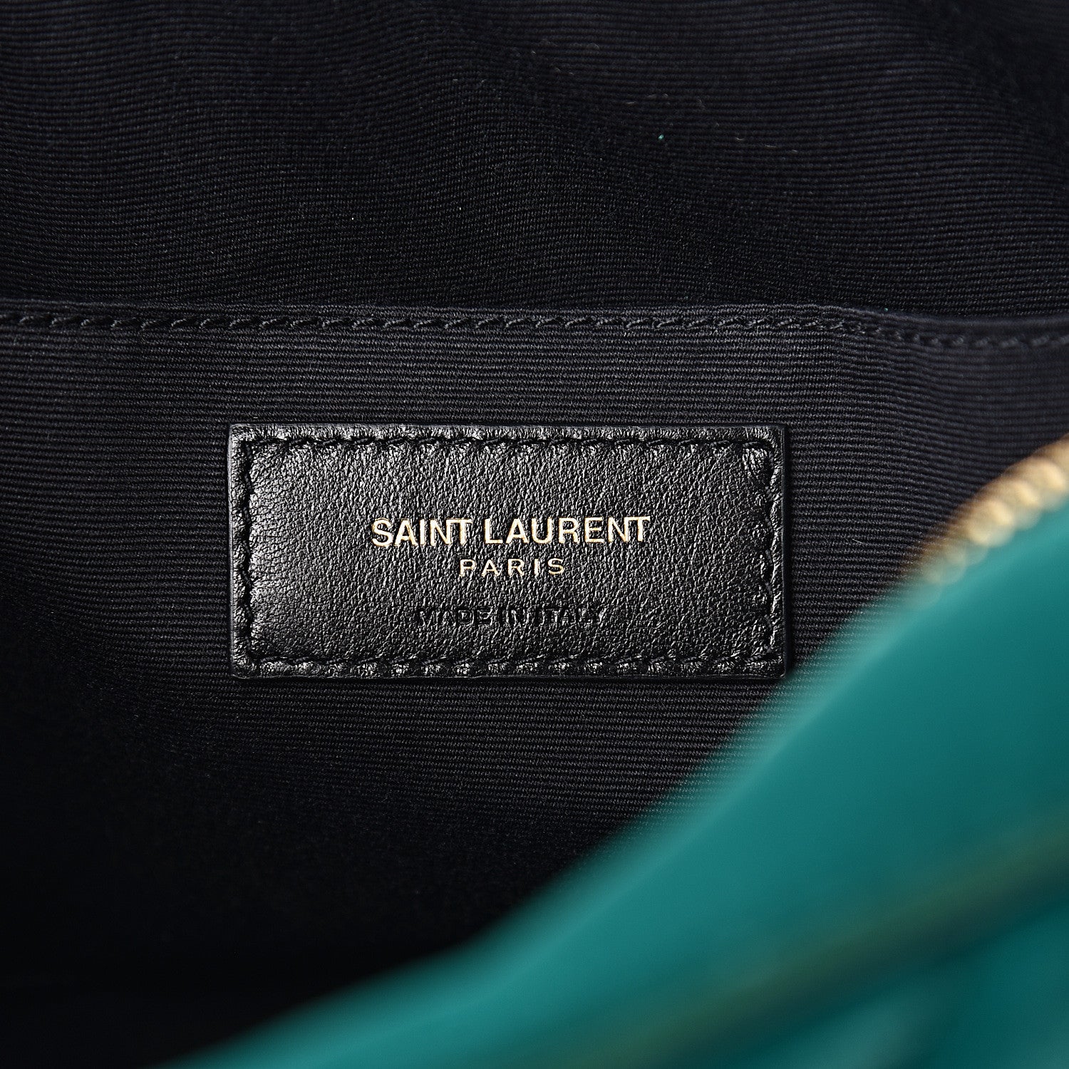 Saint Laurent Velvet Matelasse Monogram Lou Camera Bag Deep Malachite 6 of 10
