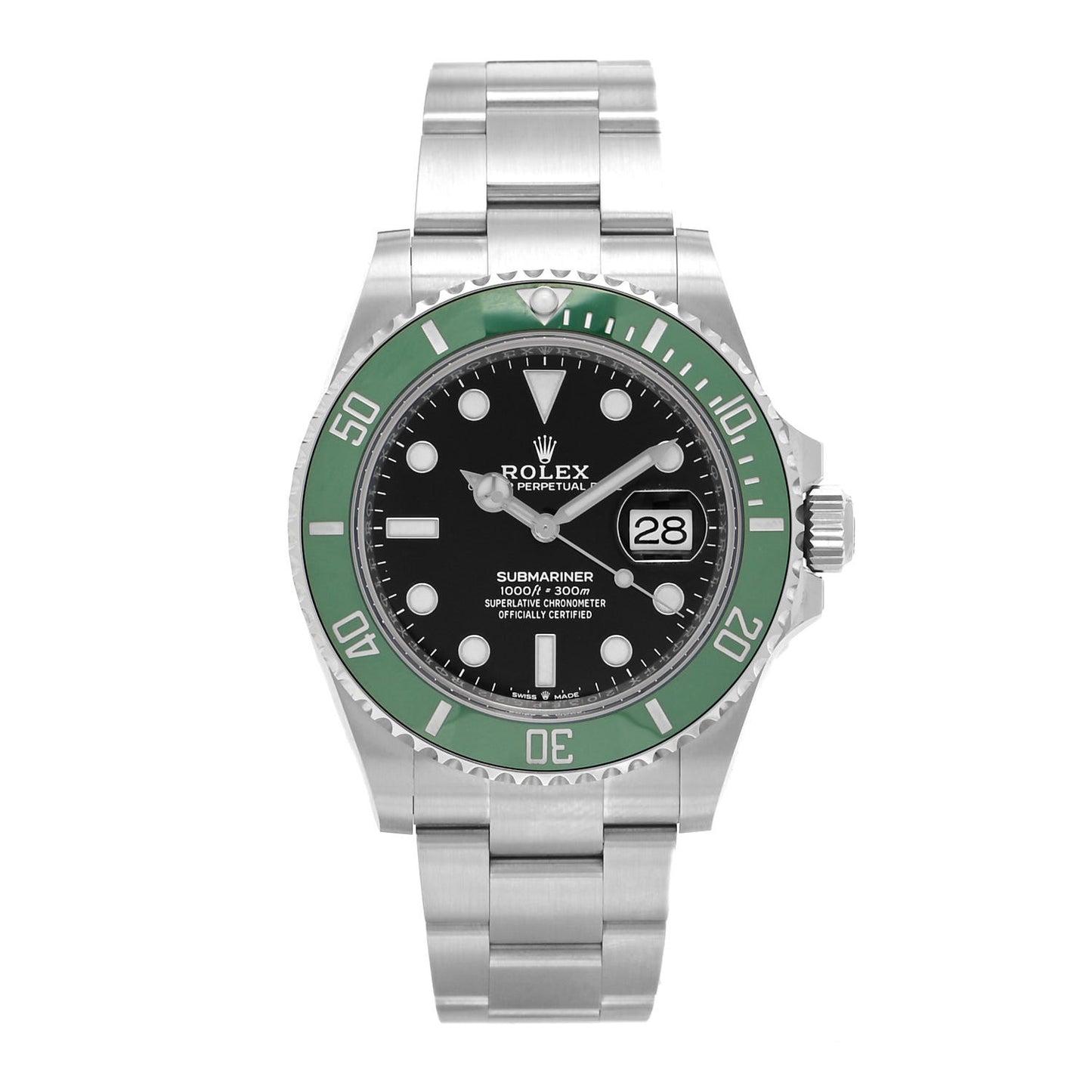 Stainless Steel 41mm Oyster Perpetual Submariner Date Starbucks Watch Black 126610LV