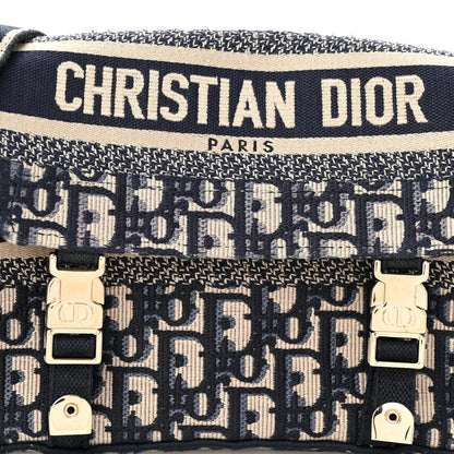 Christian Dior Oblique Small Diorcamp Messenger Blue 8 of 11