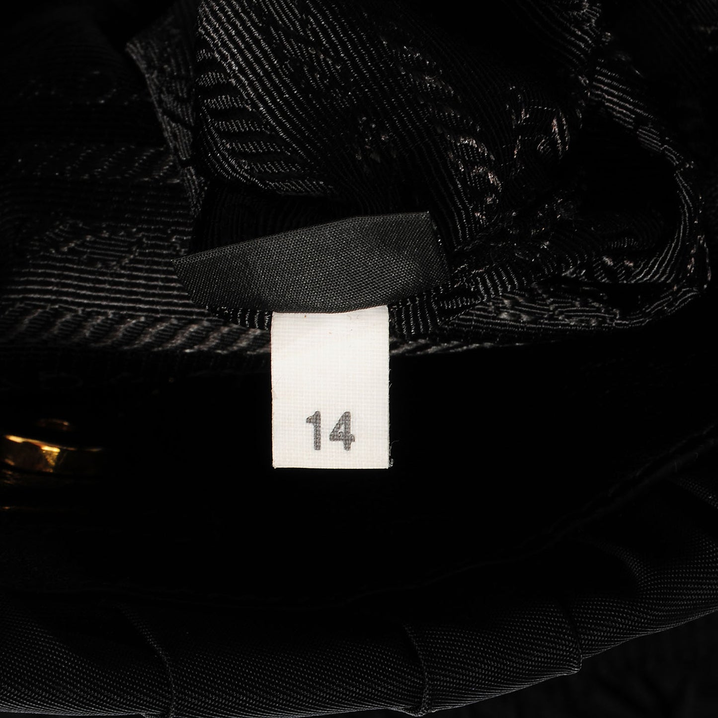 Tessuto Nylon Gaufre Tote Nero Black