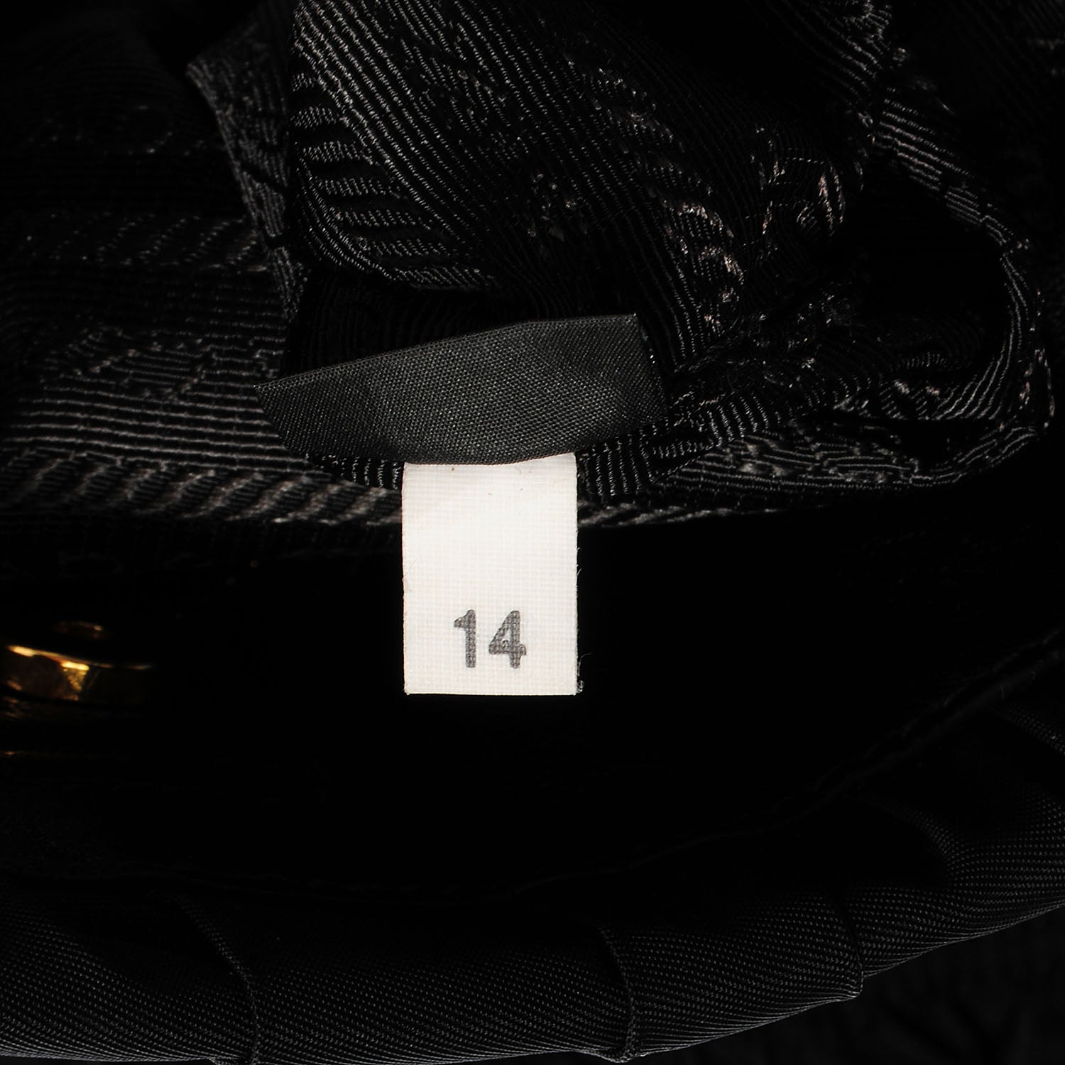 Prada Tessuto Nylon Gaufre Tote Nero Black 9 of 9
