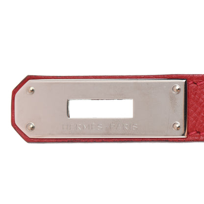 Hermes Epsom Birkin 30 Rouge Casaque 28 of 36