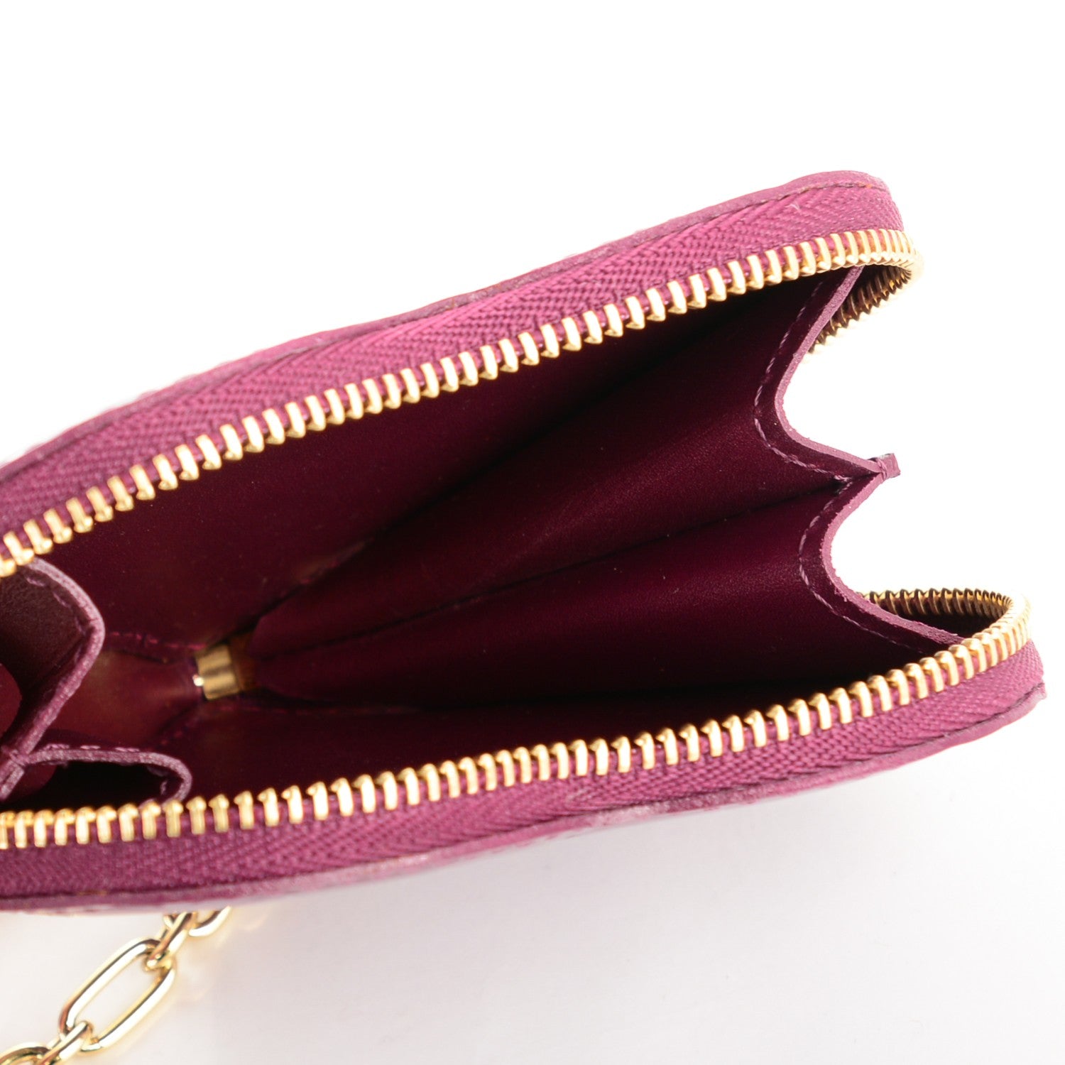 Louis Vuitton Vernis Heart Coin Purse Violet 3 of 4