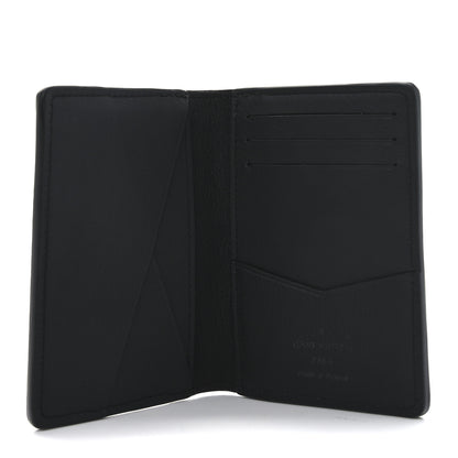 Louis Vuitton Crocodile Pocket Organizer Black Blue 5 of 6