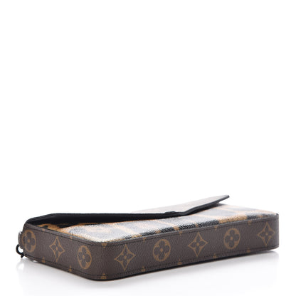 Louis Vuitton Monogram Animal Print Pochette Felicie Chain Wallet 5 of 10