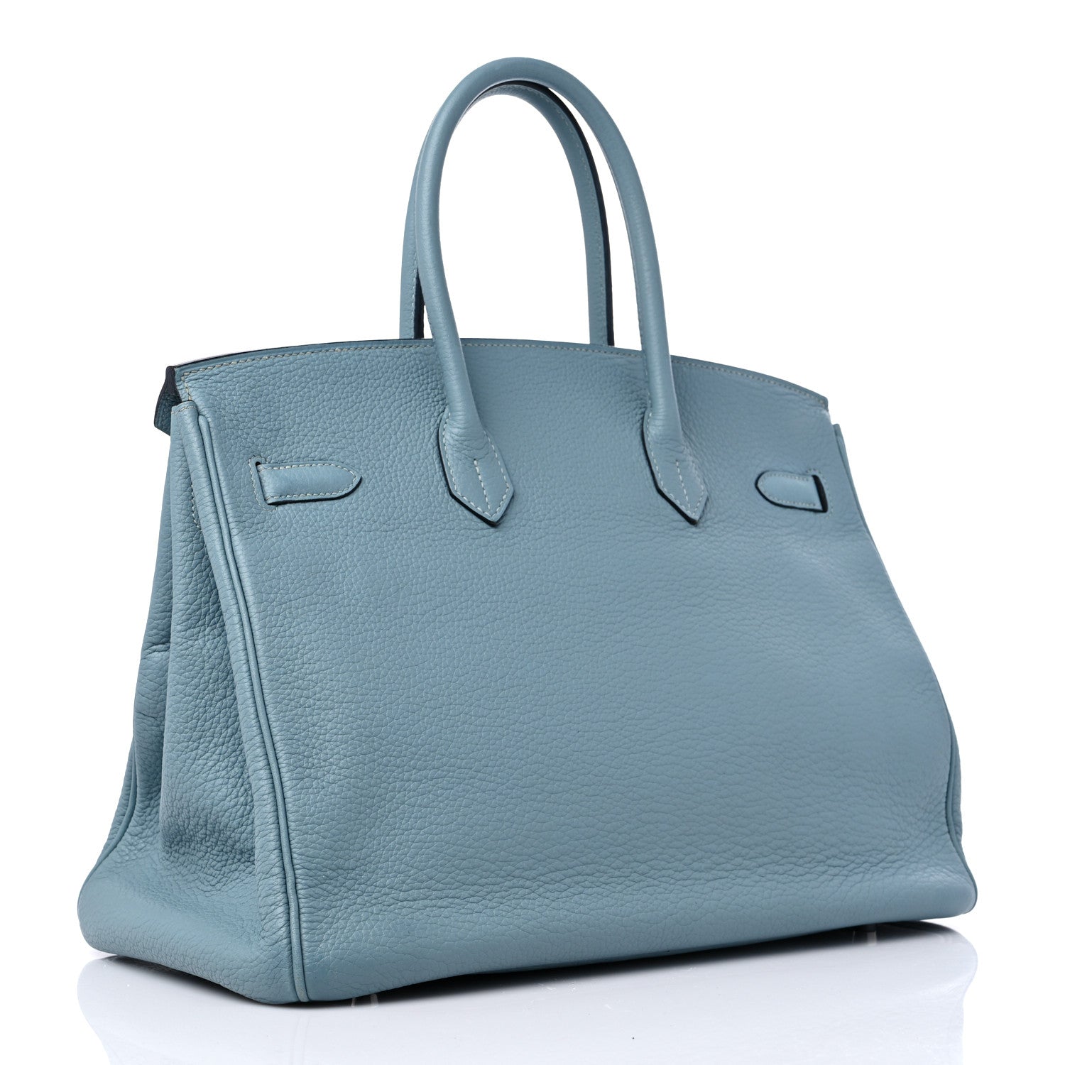 Hermes Taurillon Clemence Birkin 35 Ciel 3 of 15