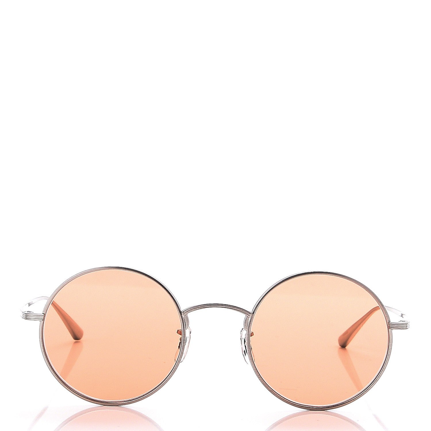 Oliver Peoples The Row After Midnight Round Sunglasses Pewter Pink 2 of 9