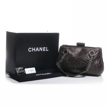 Chanel Calfskin Small Perfect Day Tote Dark Brown 5 of 8