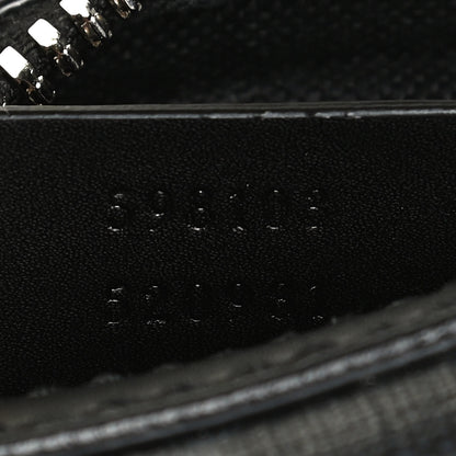 Gucci GG Supreme Monogram Appia Calfskin Web Small Camera Messenger Bag Black Grey 7 of 12