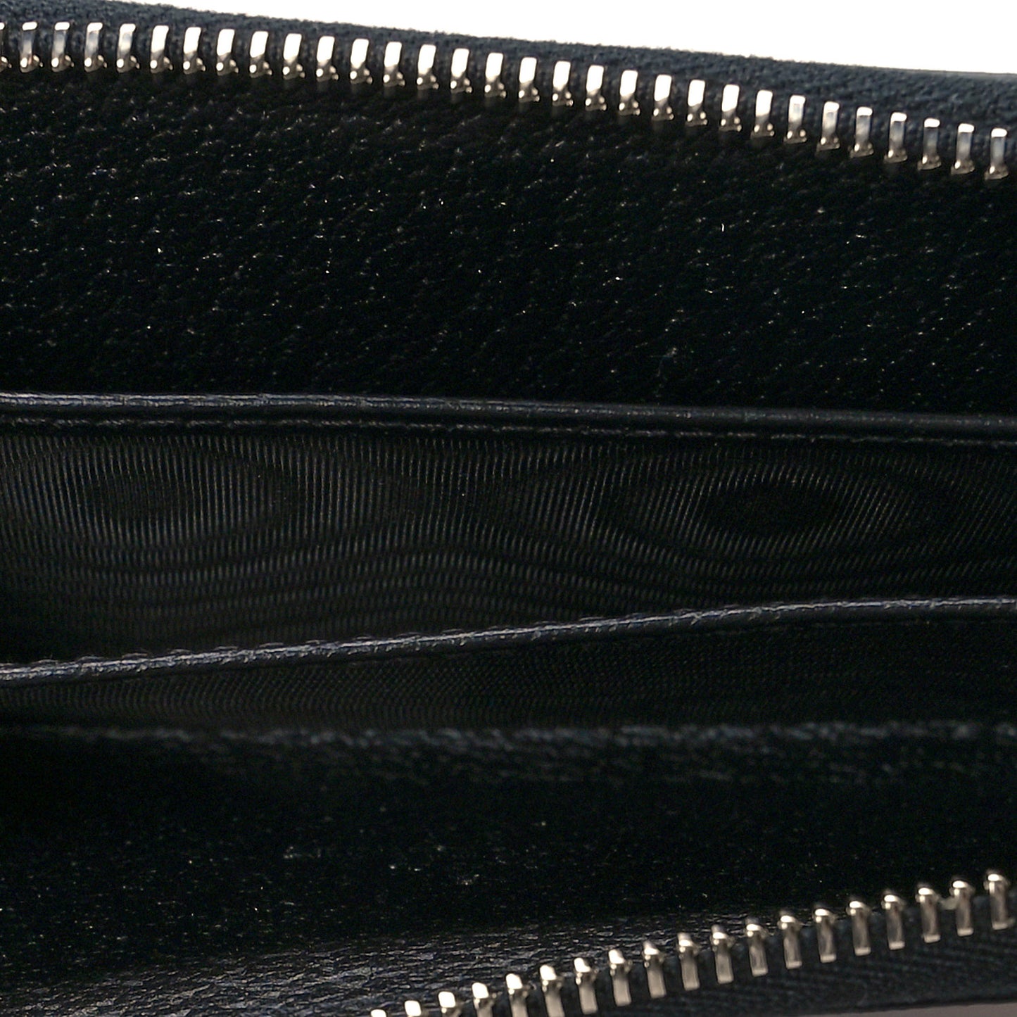 GG Supreme Monogram Psychedelic Zip Around Card Case Wallet Black