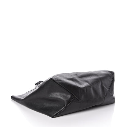 Celine Lambskin Horizontal Cabas Black 4 of 16