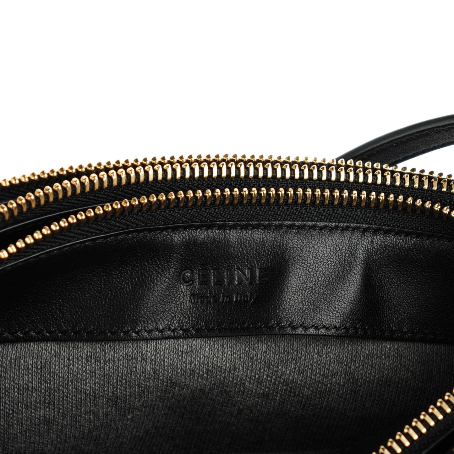 Lambskin Large Trio Crossbody Bag Black