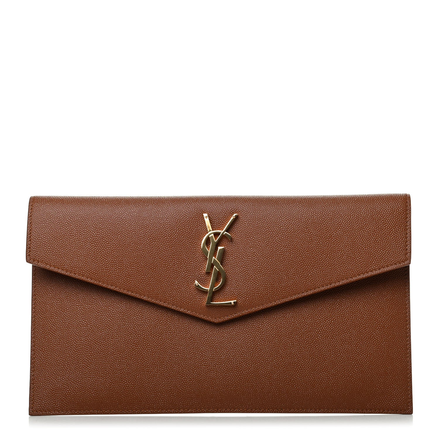 Saint Laurent Grain De Poudre Uptown Pouch Brick 1 of 6