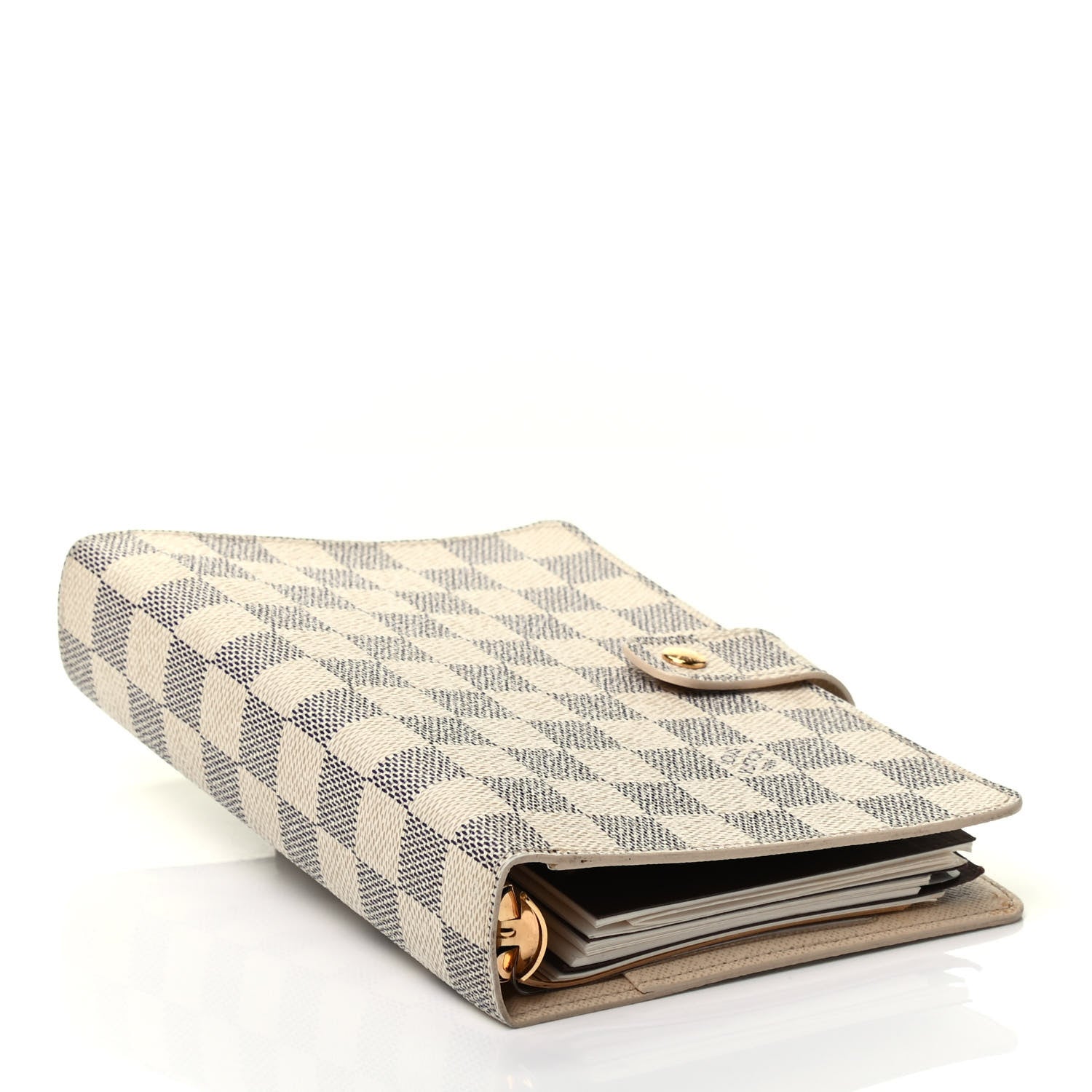 Louis Vuitton Damier Azur Medium Ring Agenda Cover 4 of 7