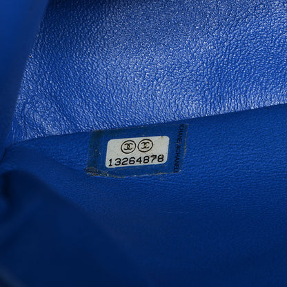 Chanel Caviar Quilted Maxi Single Flap Cobalt Blue 8 of 9