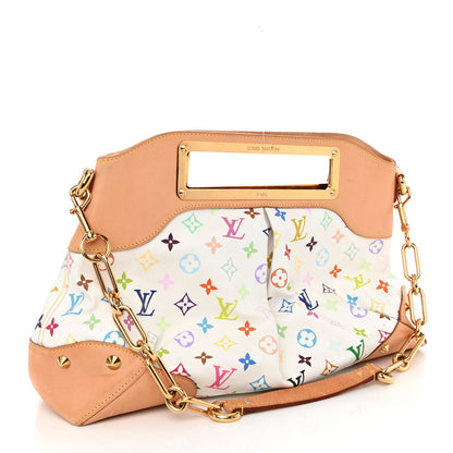 Louis Vuitton Monogram Multicolor Judy GM White 3 of 13